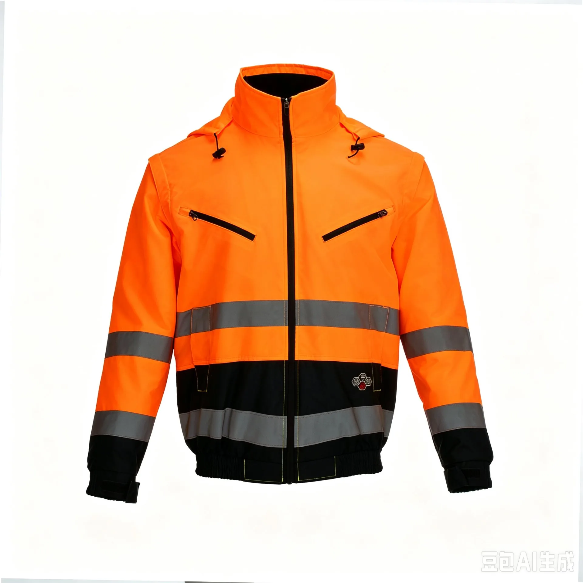 EN20471 HI-Vis Bomber Jacket (Orange)