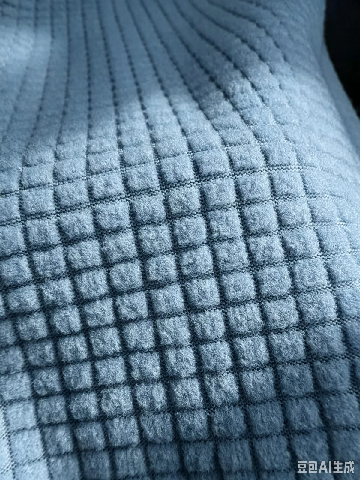 Monogram Grid Fleece Jacket
