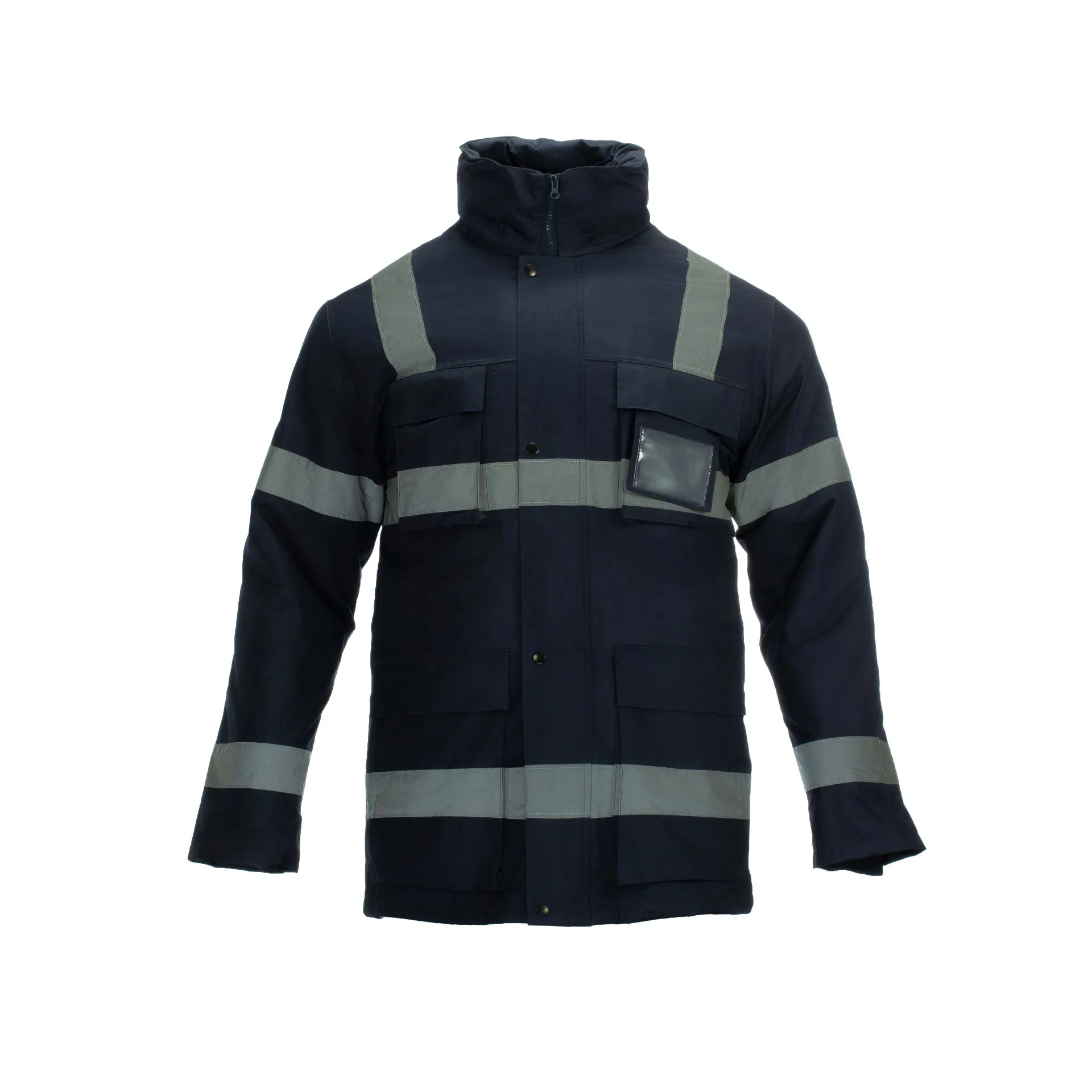 Reflective-Stripe Work Jacket - 图片 1