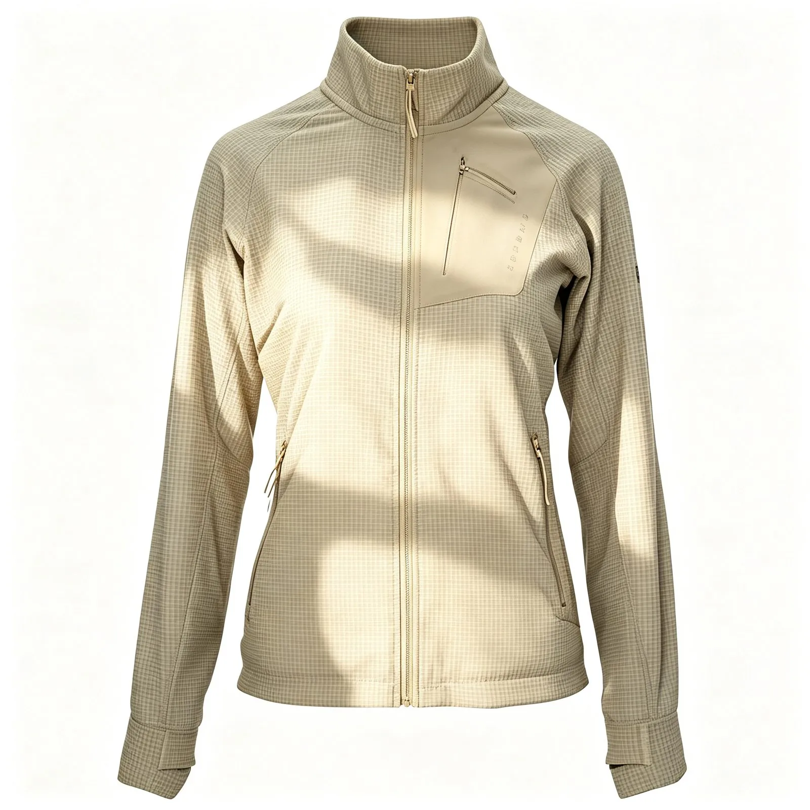 Sand Grid Fleece Jacket