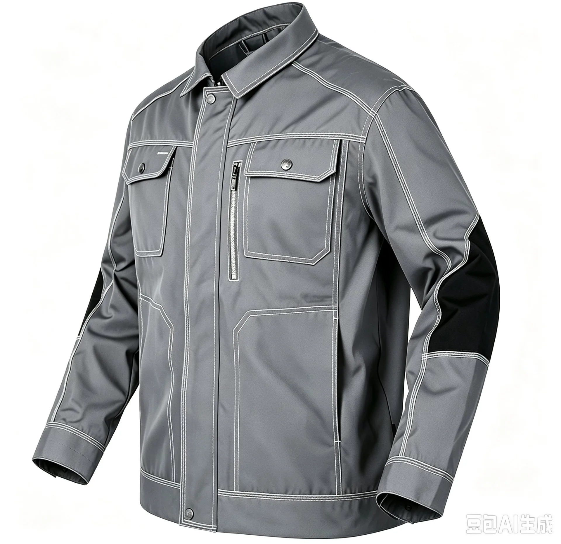 Grey TC Work Top (Long Sleeve)