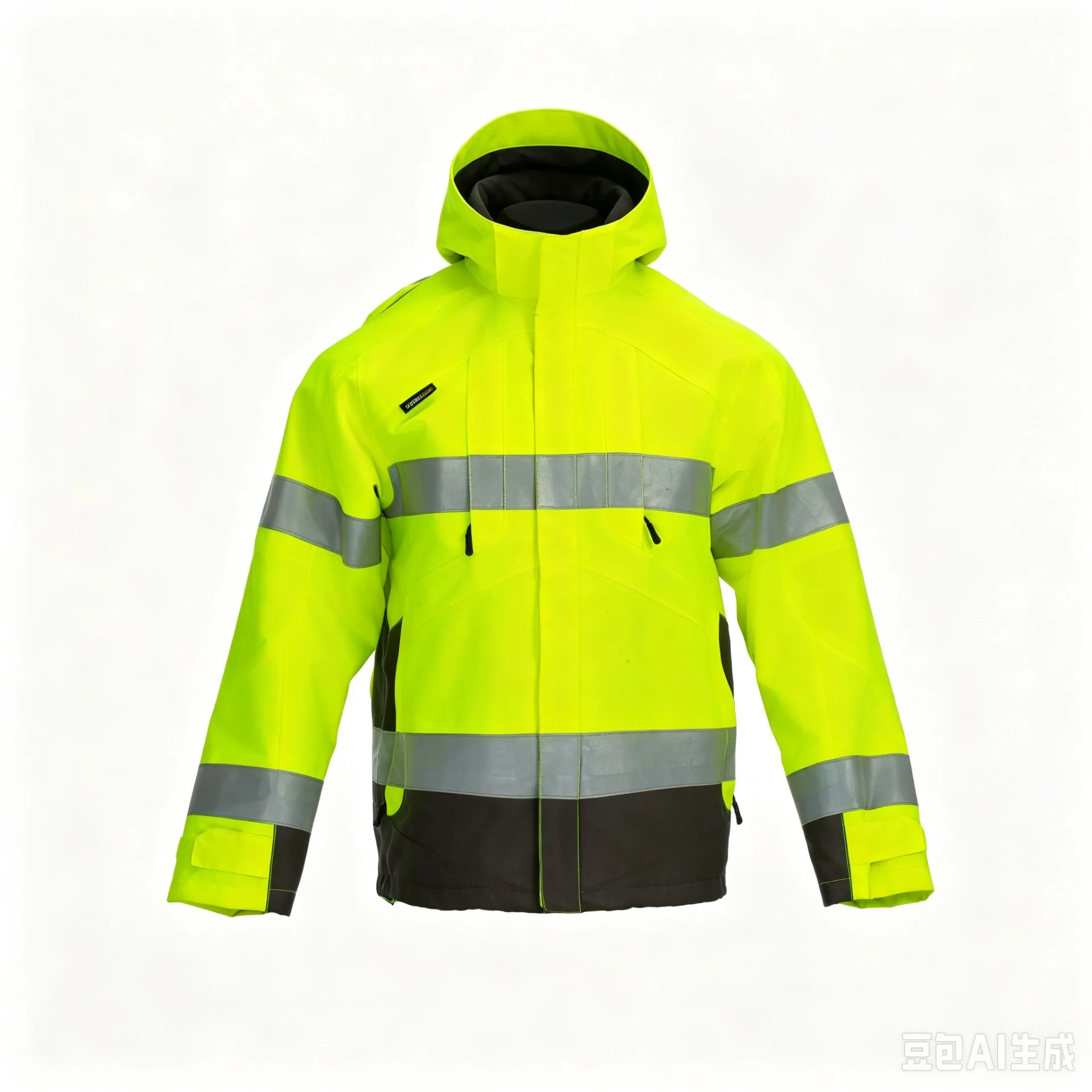 EN20471 EN343 Hi-Vis Hooded Jacket