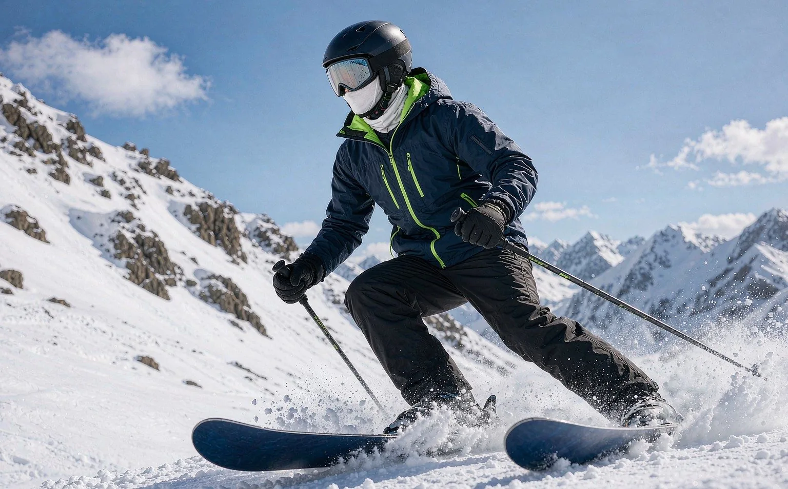 LYTH custom ski wear manufacturer banner
